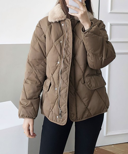 me+em select（ミームセレクト）の「※※エコファー衿キルティング