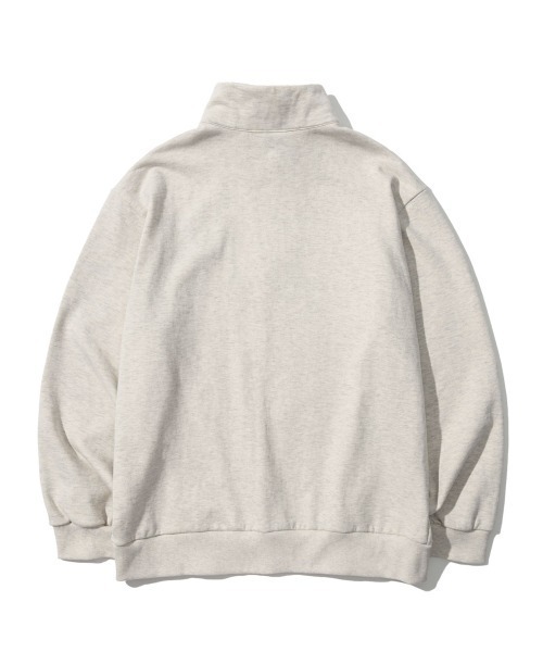 FCMM(エフシーエムエム)の「CLUB TEAM CLASSIC HALF-ZIP SWEATSHIRTS/クラブチームクラシックハーフジップスウェットシャツ(スウェット・メンズ・ミックスグレー/オートミール/ブラック・LARGE/MEDIUM)」の14枚目の写真