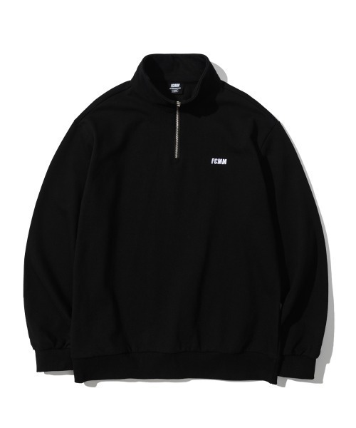 FCMM(エフシーエムエム)の「CLUB TEAM CLASSIC HALF-ZIP SWEATSHIRTS/クラブチームクラシックハーフジップスウェットシャツ(スウェット・メンズ・ミックスグレー/オートミール/ブラック・LARGE/MEDIUM)」の16枚目の写真