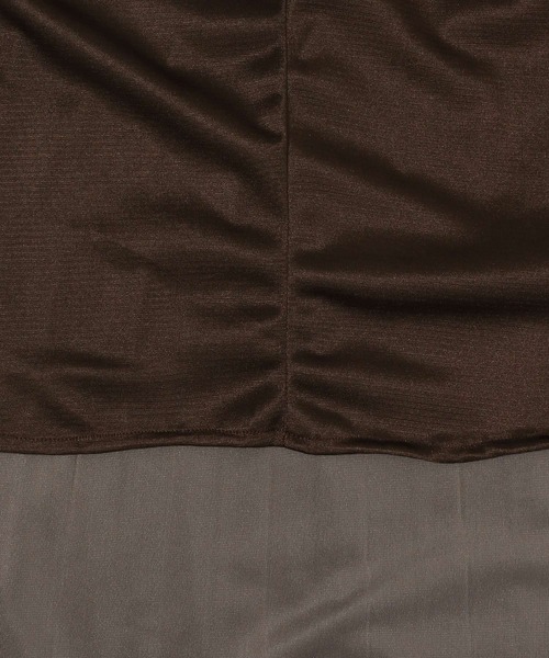 BAYFLOW（ベイフロー）の「ベロアプリーツスカート（スカート・レディース・グリーン/モカ/アイボリー・SMALL/MEDIUM）」の20枚目の写真