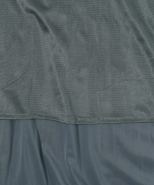 BAYFLOW（ベイフロー）の「ベロアプリーツスカート（スカート・レディース・グリーン/モカ/アイボリー・SMALL/MEDIUM）」の22枚目の写真