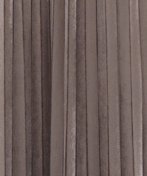 BAYFLOW（ベイフロー）の「ベロアプリーツスカート（スカート・レディース・グリーン/モカ/アイボリー・SMALL/MEDIUM）」の17枚目の写真