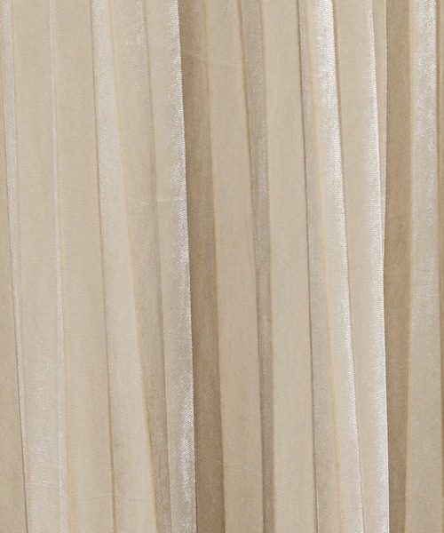 BAYFLOW（ベイフロー）の「ベロアプリーツスカート（スカート・レディース・グリーン/モカ/アイボリー・SMALL/MEDIUM）」の18枚目の写真