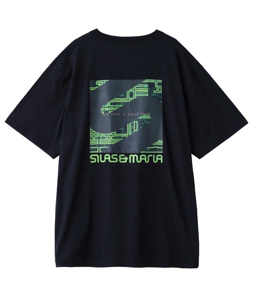SILAS（サイラス）の「S/S CYBER LOGO PRINT TEE　サイラスサイバーロゴプリント半袖Tシャツ（Tシャツ/カットソー・メンズ・グリーン/ホワイト/ブラック・LARGE/MEDIUM/X-LARGE）」の10枚目の写真