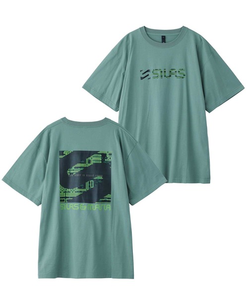 SILAS（サイラス）の「S/S CYBER LOGO PRINT TEE　サイラスサイバーロゴプリント半袖Tシャツ（Tシャツ/カットソー・メンズ・グリーン/ホワイト/ブラック・LARGE/MEDIUM/X-LARGE）」の15枚目の写真