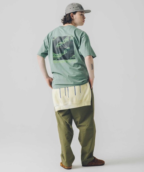SILAS（サイラス）の「S/S CYBER LOGO PRINT TEE　サイラスサイバーロゴプリント半袖Tシャツ（Tシャツ/カットソー・メンズ・グリーン/ホワイト/ブラック・LARGE/MEDIUM/X-LARGE）」の14枚目の写真