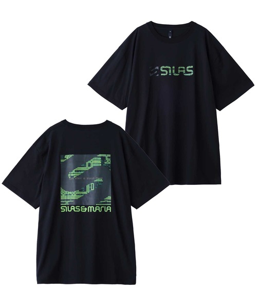 SILAS（サイラス）の「S/S CYBER LOGO PRINT TEE　サイラスサイバーロゴプリント半袖Tシャツ（Tシャツ/カットソー・メンズ・グリーン/ホワイト/ブラック・LARGE/MEDIUM/X-LARGE）」の18枚目の写真