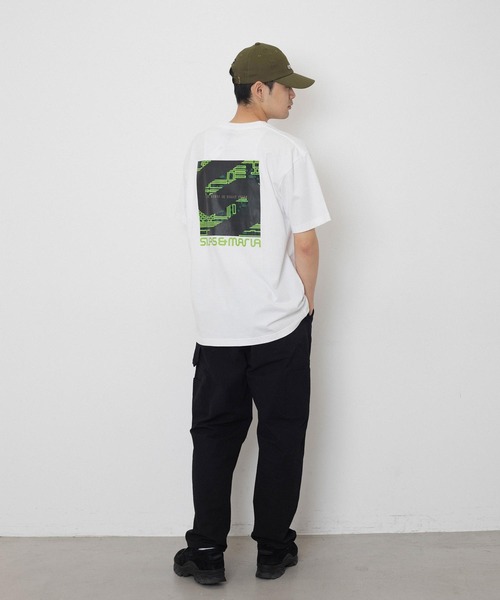 SILAS（サイラス）の「S/S CYBER LOGO PRINT TEE　サイラスサイバーロゴプリント半袖Tシャツ（Tシャツ/カットソー・メンズ・グリーン/ホワイト/ブラック・LARGE/MEDIUM/X-LARGE）」の20枚目の写真