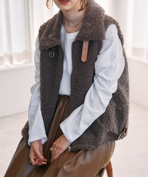 toucher du brise | 【もこもこ暖か】リラックスボアベスト(その他アウター)