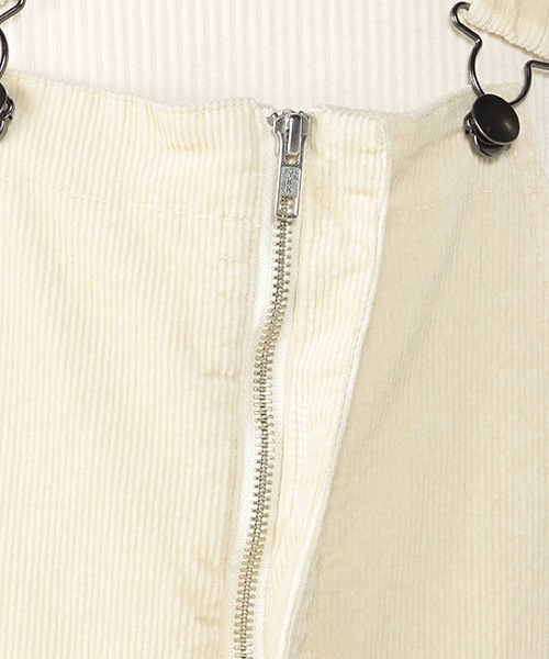 Lycee mine(リセマイン)の「【リンク】コーデュロイサロペット(サロペット/オーバーオール・キッズ・アイボリー/ターコイズブルー・M/S)」の10枚目の写真