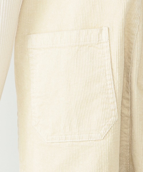 Lycee mine(リセマイン)の「【リンク】コーデュロイサロペット(サロペット/オーバーオール・キッズ・アイボリー/ターコイズブルー・M/S)」の8枚目の写真