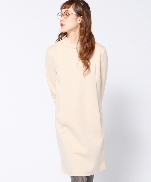 Another Edition（アナザーエディション）の「ポケットハイネックワンピース/AEBC POC HI/N OP◆（ワンピース・レディース・ブラック/グレー/ベージュ・フリー）」の3枚目の写真