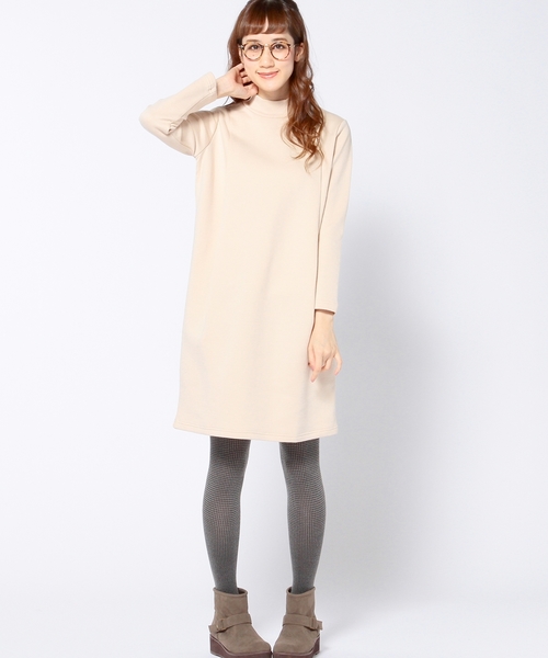 Another Edition（アナザーエディション）の「ポケットハイネックワンピース/AEBC POC HI/N OP◆（ワンピース・レディース・ブラック/グレー/ベージュ・フリー）」の9枚目の写真