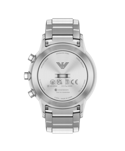 EMPORIO ARMANI（エンポリオアルマーニ）の「ART3037（デジタル腕時計・メンズ・シルバー・FREE）」の5枚目の写真