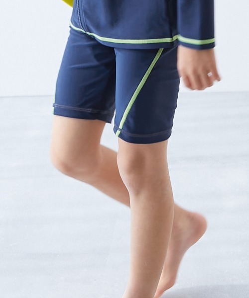 devirock(デビロック)の「UVカット 男児 スクール水着(水着・キッズ・ネイビー/ネイビー系2/ネイビー系1・110cm/120cm/130cm/140cm/150cm/160cm/170cm)」の3枚目の写真