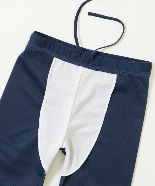 devirock(デビロック)の「UVカット 男児 スクール水着(水着・キッズ・ネイビー/ネイビー系2/ネイビー系1・110cm/120cm/130cm/140cm/150cm/160cm/170cm)」の6枚目の写真