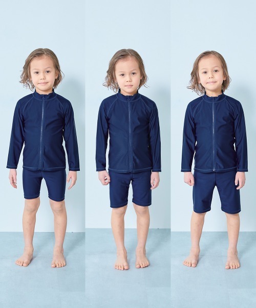 devirock(デビロック)の「UVカット 男児 スクール水着(水着・キッズ・ネイビー/ネイビー系2/ネイビー系1・110cm/120cm/130cm/140cm/150cm/160cm/170cm)」の11枚目の写真