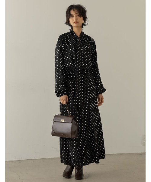 Re:EDIT（リエディ）の「[低身長サイズ有]ドット柄マーメイドスカート（スカート・レディース・ホワイト/ブラック/アイボリー・MEDIUM/SHORT/LARGE）」の20枚目の写真