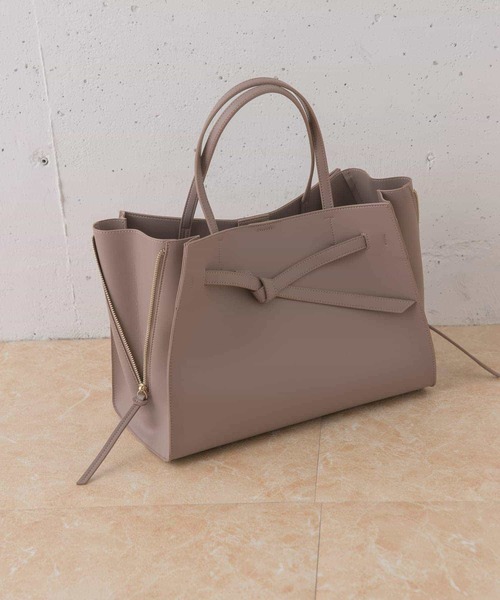 URBAN RESEARCH ROSSO（アーバンリサーチロッソ）の「ベルトデザイントート（トートバッグ・レディース・チャコールグレー/ベージュ/グレー・FREE）」の6枚目の写真