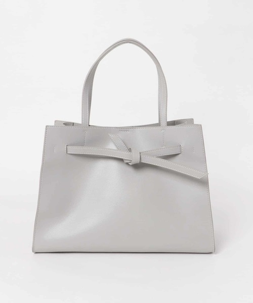 URBAN RESEARCH ROSSO（アーバンリサーチロッソ）の「ベルトデザイントート（トートバッグ・レディース・チャコールグレー/ベージュ/グレー・FREE）」の9枚目の写真