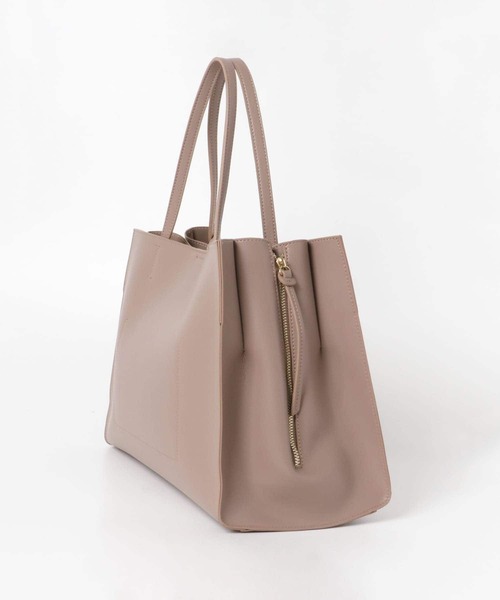 URBAN RESEARCH ROSSO（アーバンリサーチロッソ）の「ベルトデザイントート（トートバッグ・レディース・チャコールグレー/ベージュ/グレー・FREE）」の12枚目の写真