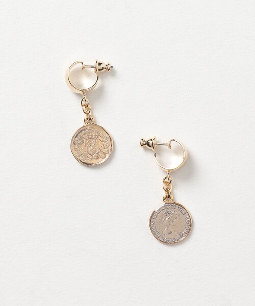 ANAYI（アナイ）の「カラーコインピアス（ピアス（両耳用）・レディース・ピンク/ブルーグリーン・FREE）」の4枚目の写真