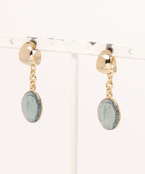 ANAYI（アナイ）の「カラーコインピアス（ピアス（両耳用）・レディース・ピンク/ブルーグリーン・FREE）」の12枚目の写真