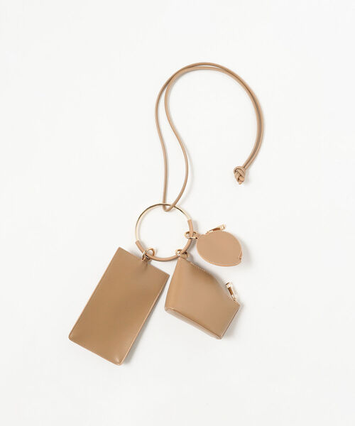 BEAMS LIGHTS（ビームスライツ）の「BEAMS LIGHTS / 3set ショルダーバッグ（ショルダーバッグ・レディース・ブラック/ベージュ・ONE SIZE）」の9枚目の写真