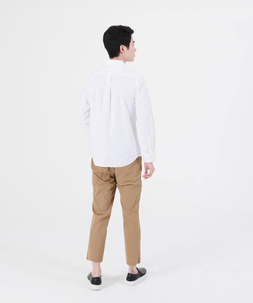Blue Standard (ブルースタンダード)の「【BLUE STANDARD/ブルースタンダード】ラクケア イージーケア加工 オックスボタンダウンシャツ(シャツ/ブラウス・メンズ・ベージュ/ネイビー/ブルー系その他/スミクロ/ワイン/ホワイト/ダークグリーン・MEDIUM/LARGE/X-LARGE/SMALL)」の10枚目の写真