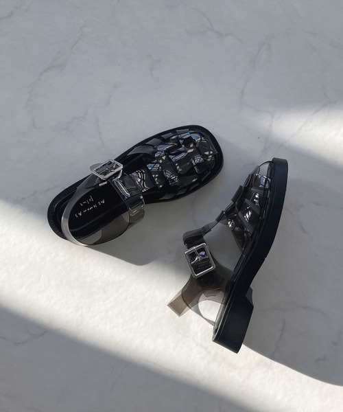 AS KNOW AS plus(アズノゥアズプラス)の「●スクエア グルカサンダル(サンダル・レディース・ブラック/ベージュ/ブラウン/アイボリー/ブラック系・M/L)」の17枚目の写真