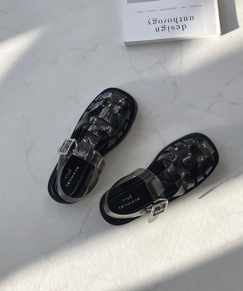 AS KNOW AS plus(アズノゥアズプラス)の「●スクエア グルカサンダル(サンダル・レディース・ブラック/ベージュ/ブラウン/アイボリー/ブラック系・M/L)」の18枚目の写真