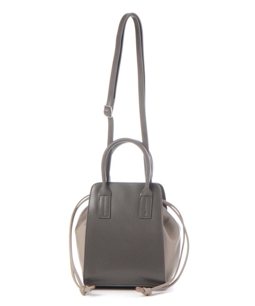 LAKOLE（ラコレ）の「コンビ巾着トートバッグ / 266468（ショルダーバッグ・レディース・ブラウン系その他/ベージュ/ブラック/ホワイト/ブラウン・FREE）」の5枚目の写真