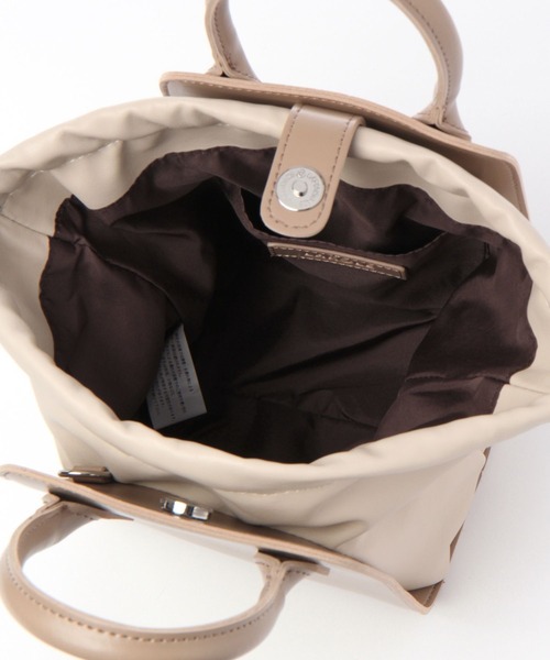 LAKOLE（ラコレ）の「コンビ巾着トートバッグ / 266468（ショルダーバッグ・レディース・ブラウン系その他/ベージュ/ブラック/ホワイト/ブラウン・FREE）」の13枚目の写真
