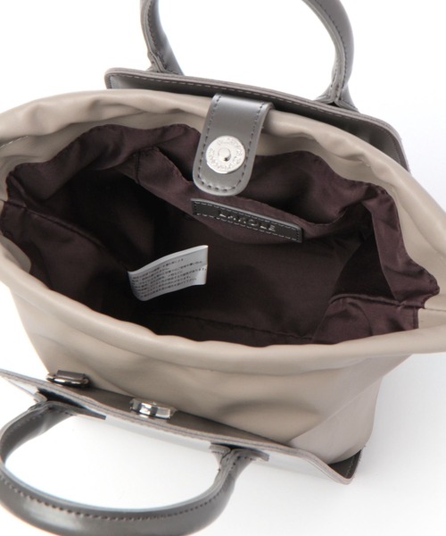 LAKOLE（ラコレ）の「コンビ巾着トートバッグ / 266468（ショルダーバッグ・レディース・ブラウン系その他/ベージュ/ブラック/ホワイト/ブラウン・FREE）」の18枚目の写真