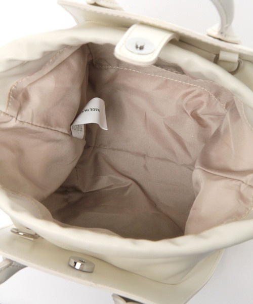 LAKOLE（ラコレ）の「コンビ巾着トートバッグ / 266468（ショルダーバッグ・レディース・ブラウン系その他/ベージュ/ブラック/ホワイト/ブラウン・FREE）」の21枚目の写真