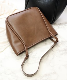 florist | PUレザーの台形フォルムワンハンドルトートバッグ/ショルダーバッグ(トートバッグ)