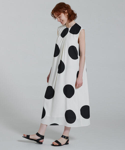 ビックドットプリント ノースリーブワンピース ワンピース Tomorrowland トゥモローランド のファッション通販 Zozotown