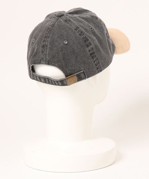 BEAVER（ビーバー）の「MEGA CAP/メガキャップ　Washed Pigment Dyed Twill Cap W/Suede Bill　キャップ（キャップ・メンズ・ブラック/ネイビー/タン・FREE）」の4枚目の写真