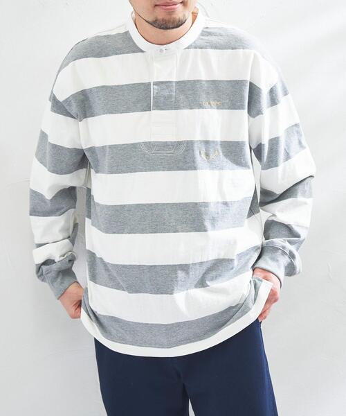 coen（コーエン）の「ボーダービッグラガーシャツ（シャツ/ブラウス