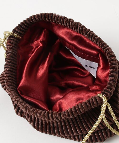 FUNALIVE（ファンアライブ）の「【dignity closet】クラッシィプリーツミニバッグ/Classy Pleats Bag（ショルダーバッグ・メンズ・ブラック/ブラウン/ブルー/アイボリー・FREE）」の8枚目の写真