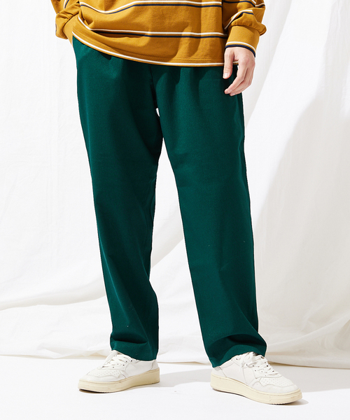 JOURNAL STANDARD（ジャーナルスタンダード）の「S/Y TWILL 1タック イージーパンツ（スラックス・メンズ・ブラック/チャコールグレー/グリーン/ネイビー/ベージュ・LARGE/SMALL/MEDIUM）」の4枚目の写真