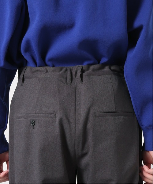 JOURNAL STANDARD（ジャーナルスタンダード）の「S/Y TWILL 1タック イージーパンツ（スラックス・メンズ・ブラック/チャコールグレー/グリーン/ネイビー/ベージュ・LARGE/SMALL/MEDIUM）」の15枚目の写真