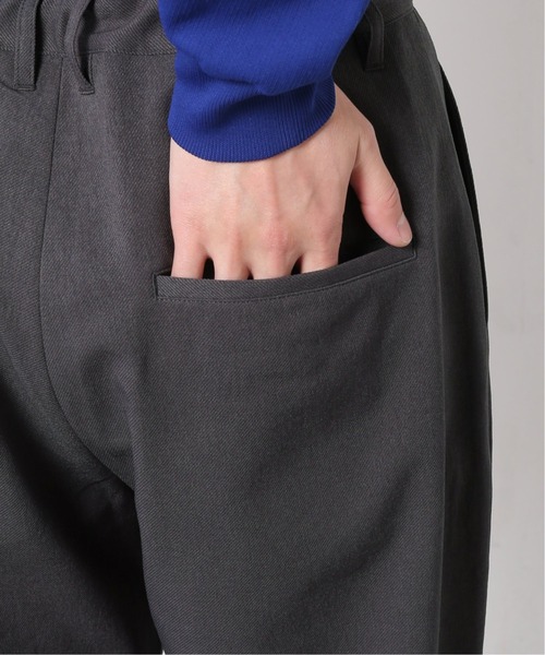 JOURNAL STANDARD（ジャーナルスタンダード）の「S/Y TWILL 1タック イージーパンツ（スラックス・メンズ・ブラック/チャコールグレー/グリーン/ネイビー/ベージュ・LARGE/SMALL/MEDIUM）」の17枚目の写真