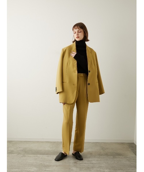 LA PEAU DE GEM(ラポドゥジェム)の「【LA PEAU DE GEM】オーバーサイズテーラードジャケット(テーラードジャケット・レディース・カーキ/イエロー/ブラック・S/M)」の13枚目の写真