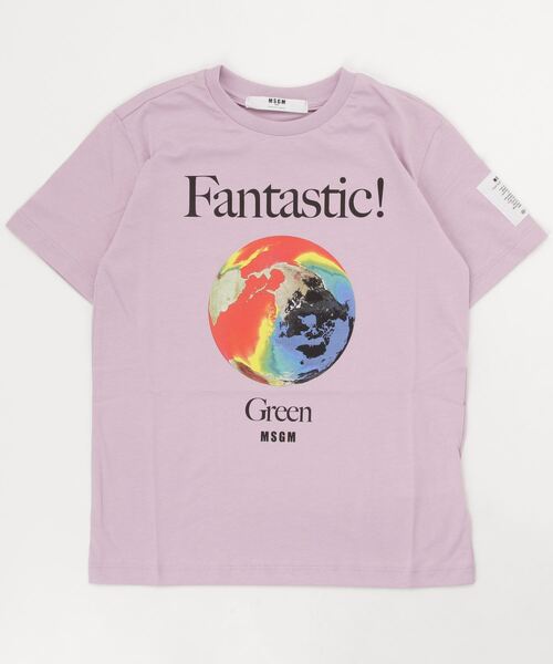 MSGM(エムエスジーエム)Kids & Junior プリント半袖Tシャツ