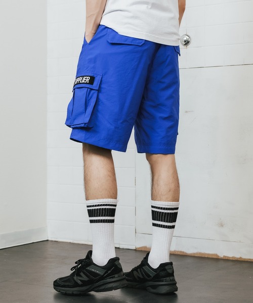SACAI Matte Taffeta Shorts カーゴ ハーフパンツ サカイ Sacai チェック柄リネンカーゴハーフパンツ メンズ 2