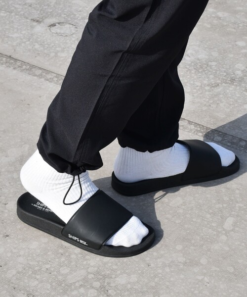 HENRY&HENRY（ヘンリーアンドヘンリー）の「【SHIPS any別注】HENRY＆HENRY: STYLE180 スライド サンダル 24SS◇（サンダル・メンズ・ブラック/グレー/ブラウン/ライトブルー/ネイビー/チャコールグレー・40/MEDIUM/LARGE）」の7枚目の写真