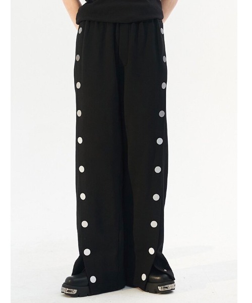 MODITEC（モディテック）の「【MODITEC/モディテック】Side Button Black Pants/サイドボタンパンツ スナップボタンパンツ（その他パンツ・メンズ・ブラック・M/L）」の2枚目の写真