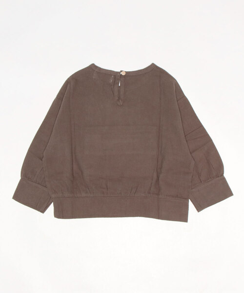 aimoha(アイモハ)の「aimoha-KIDS- 可愛いビッグポケットトップス(Tシャツ/カットソー・キッズ・ダークグレー/ベージュ・110/90/100/80/120/130)」の14枚目の写真