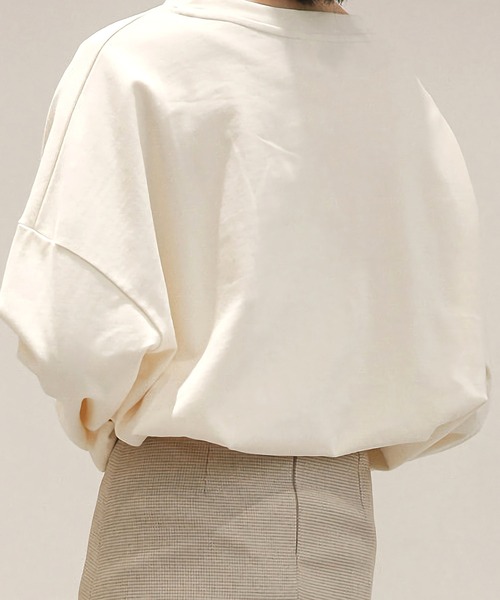 Dita Muaj.（ディータムアージュ）の「ドロップショルダー フロントプリント ロングTシャツ（Tシャツ/カットソー・レディース・ホワイト/アイボリー・FREE）」の11枚目の写真